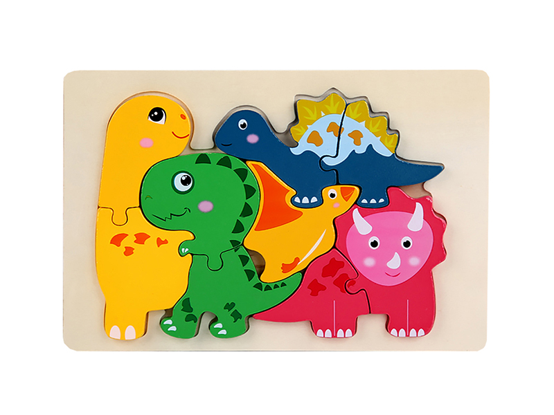 Wooden Dinosaurs 3D Puzzle