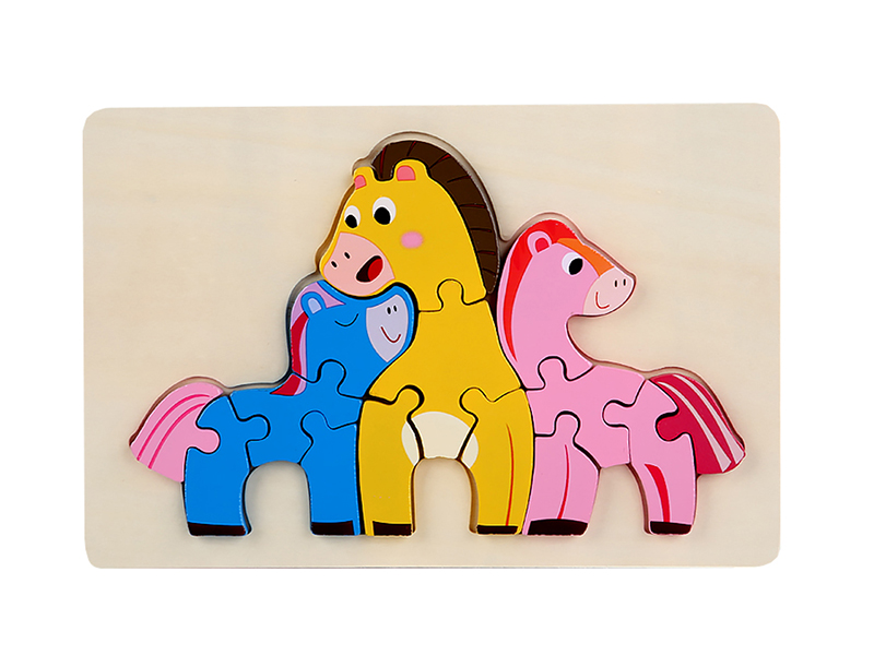 Wooden Pony 3D Puzzle