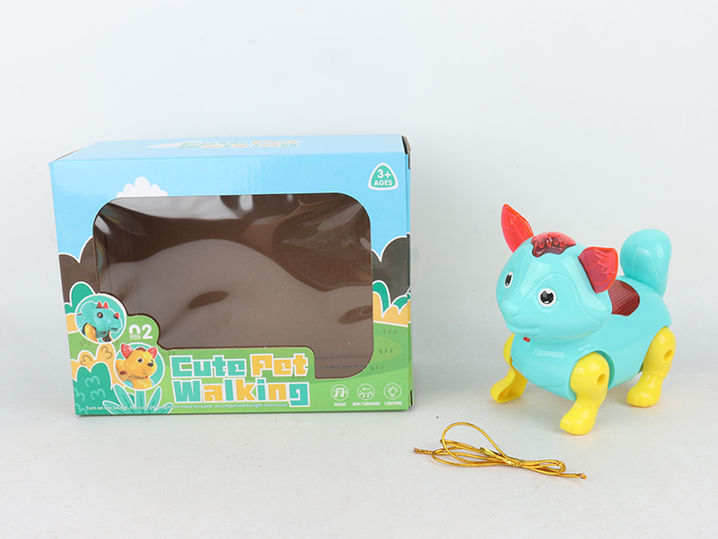 B/O Walking Fox(With Pull Rope)