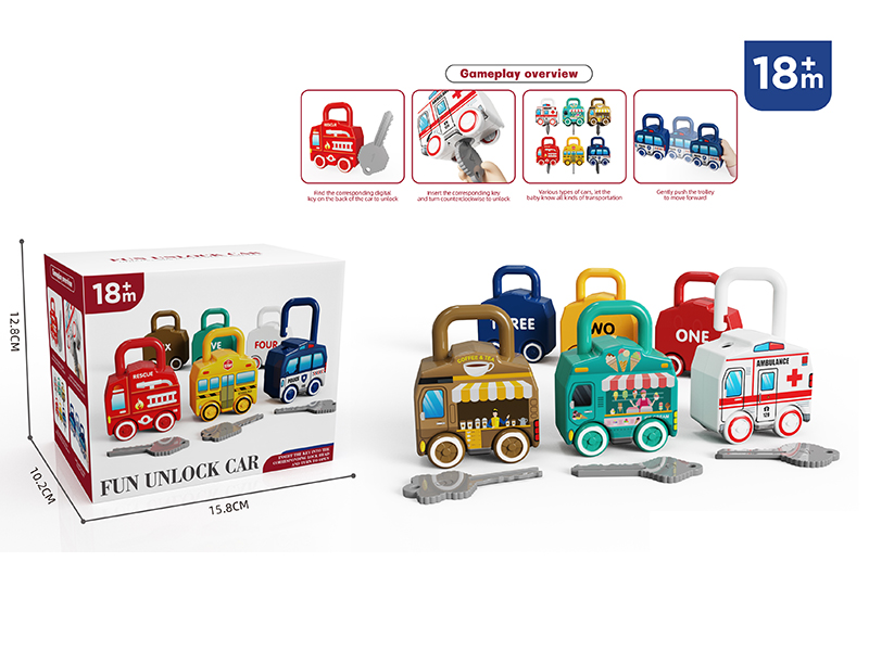 Unlock Toy Car Lock Head Car