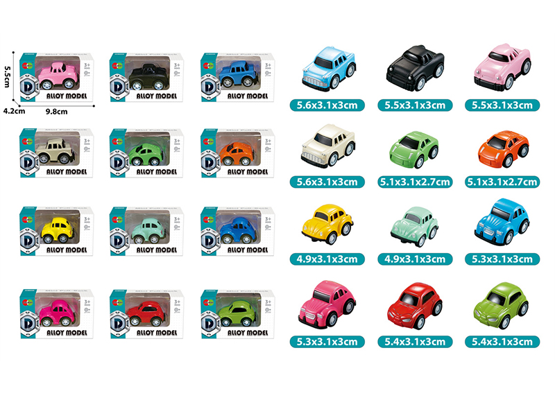 Mini Q Edition Pull Back Alloy Car