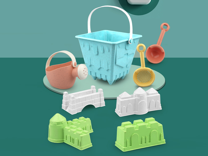 8Pcs Beach Bucket Set