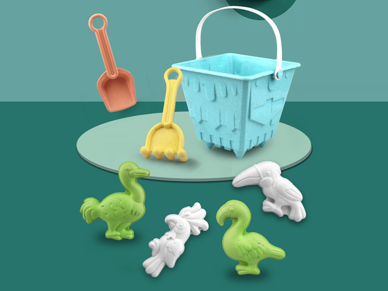 7Pcs Beach Bucket Set