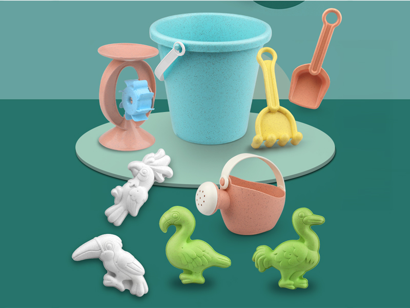 9Pcs Beach Bucket Set