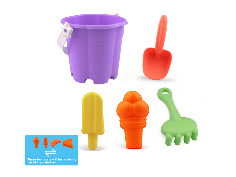 5Pcs Beach Bucket Set