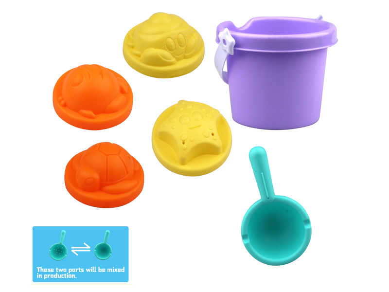 6Pcs Beach Bucket Set