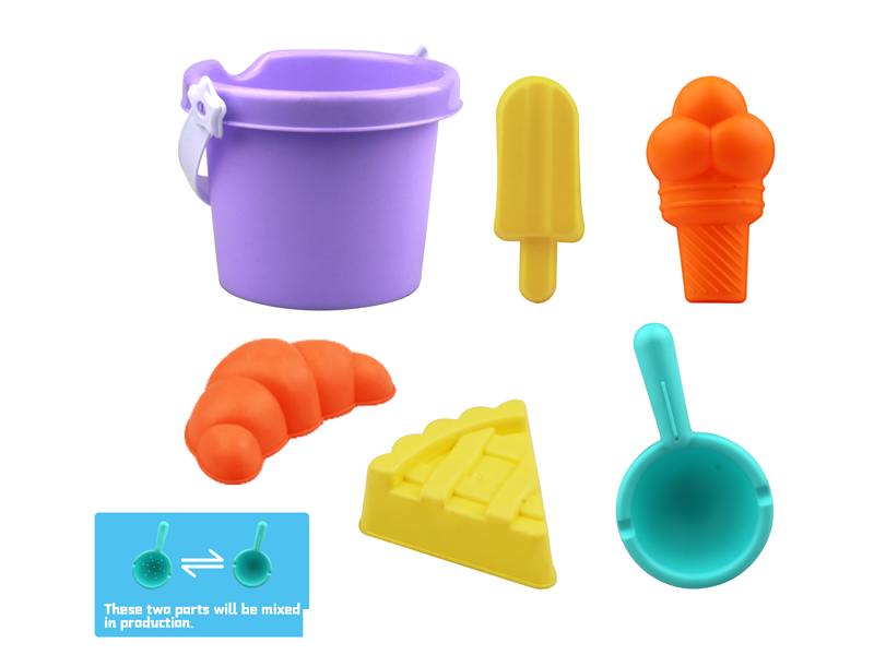 6Pcs Beach Bucket Set