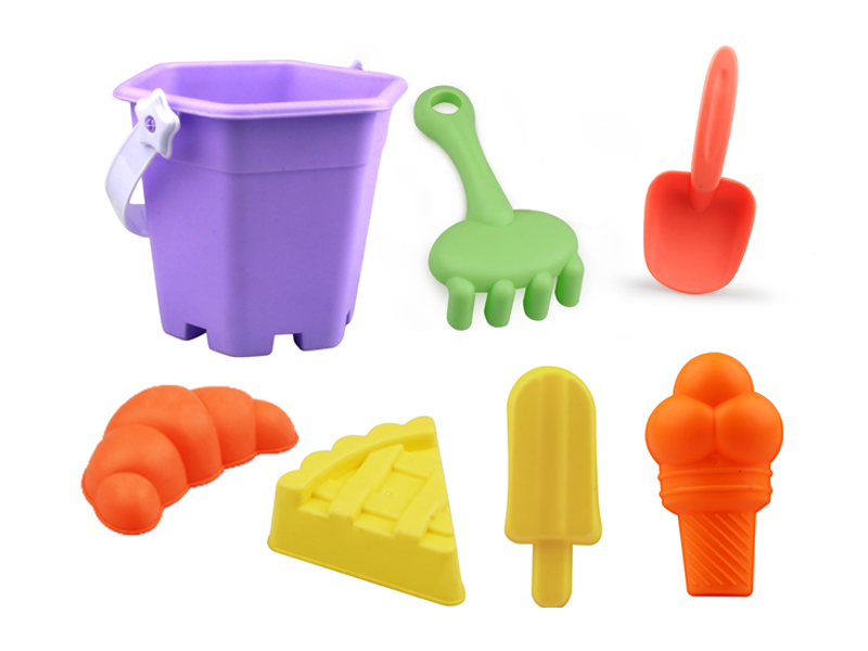 7Pcs Beach Bucket Set