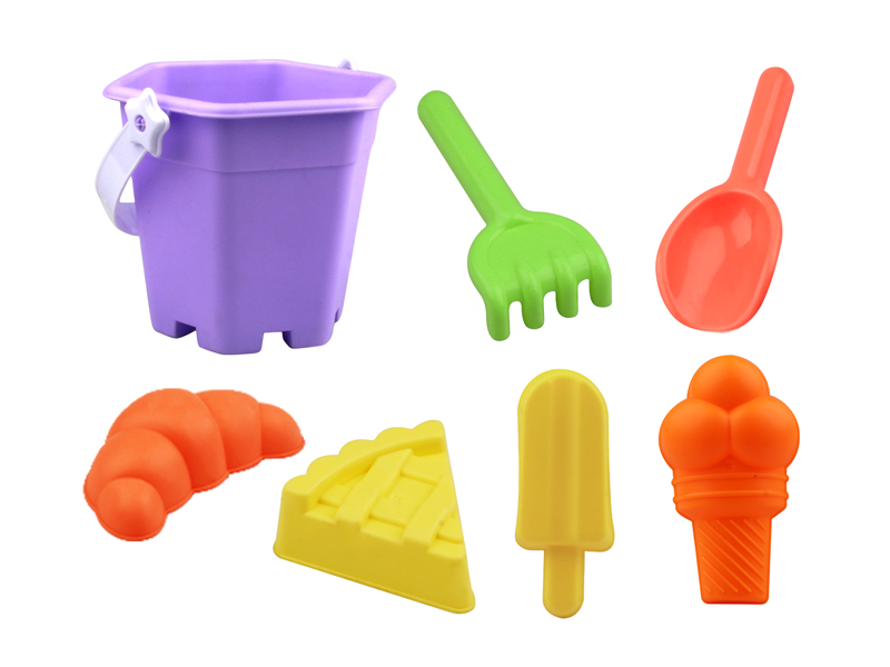 7Pcs Beach Bucket Set