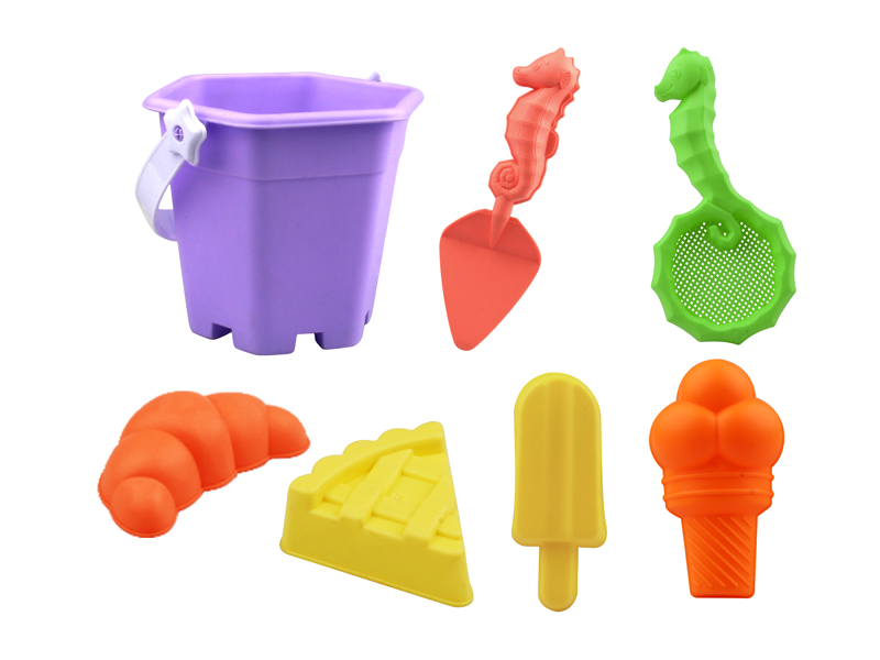 7Pcs Beach Bucket Set