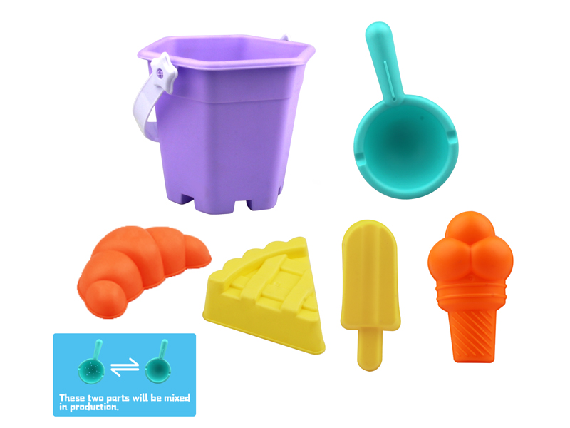 6Pcs Beach Bucket Set