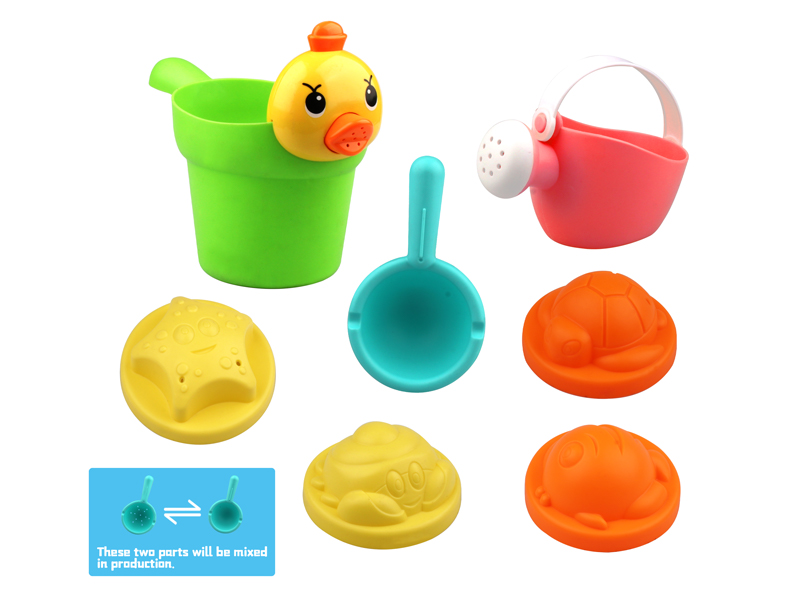 7Pcs Beach Bucket Set