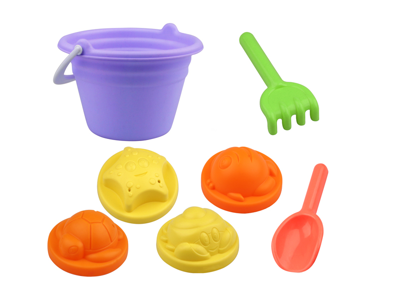 7Pcs Beach Bucket Set