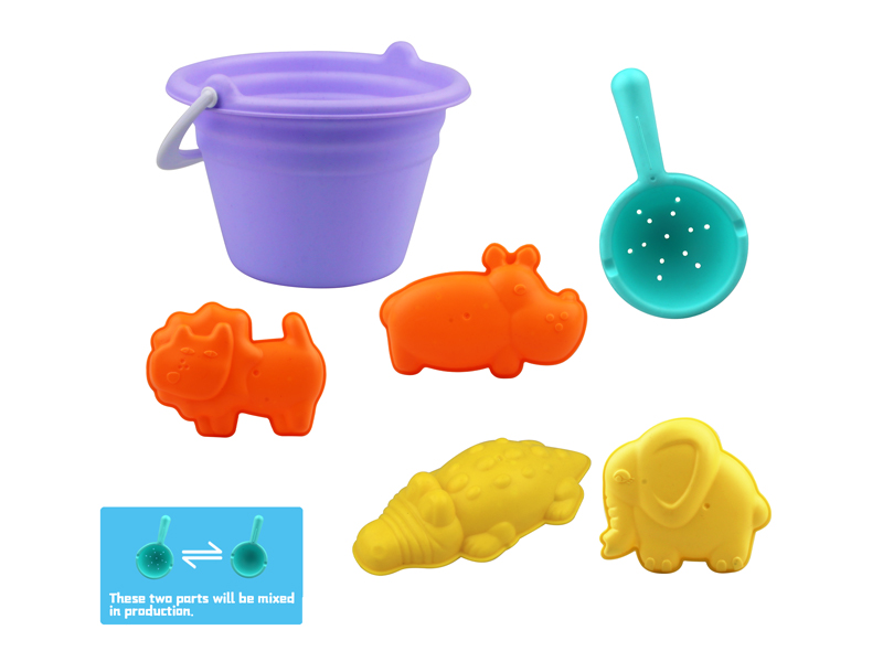 6Pcs Beach Bucket Set