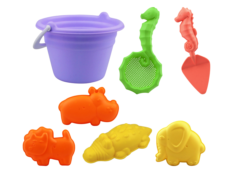 7Pcs Beach Bucket Set