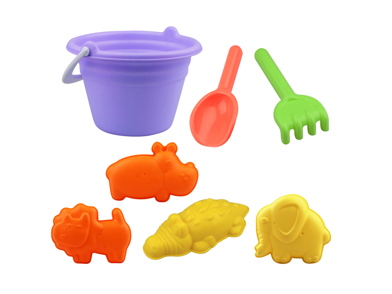 7Pcs Beach Bucket Set