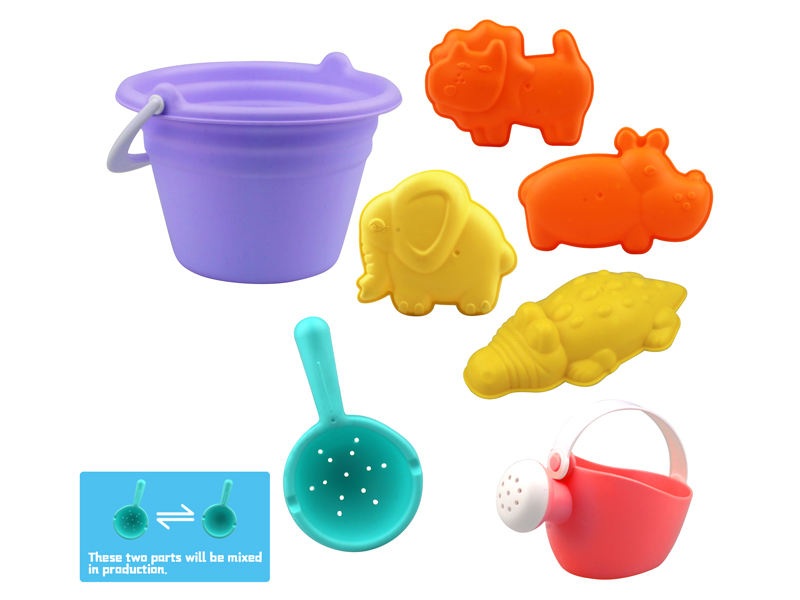 7Pcs Beach Bucket Set