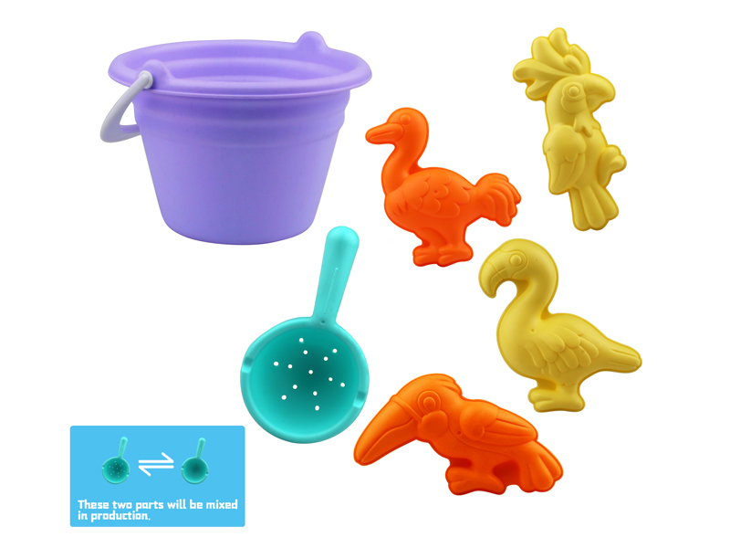 6Pcs Beach Bucket Set