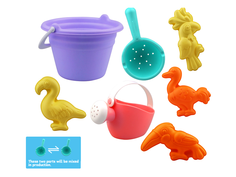 7Pcs Beach Bucket Set