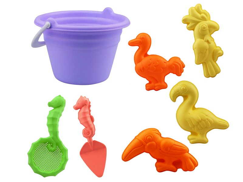 7Pcs Beach Bucket Set