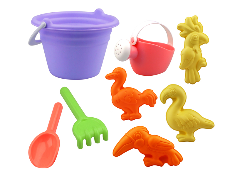 8Pcs Beach Bucket Set