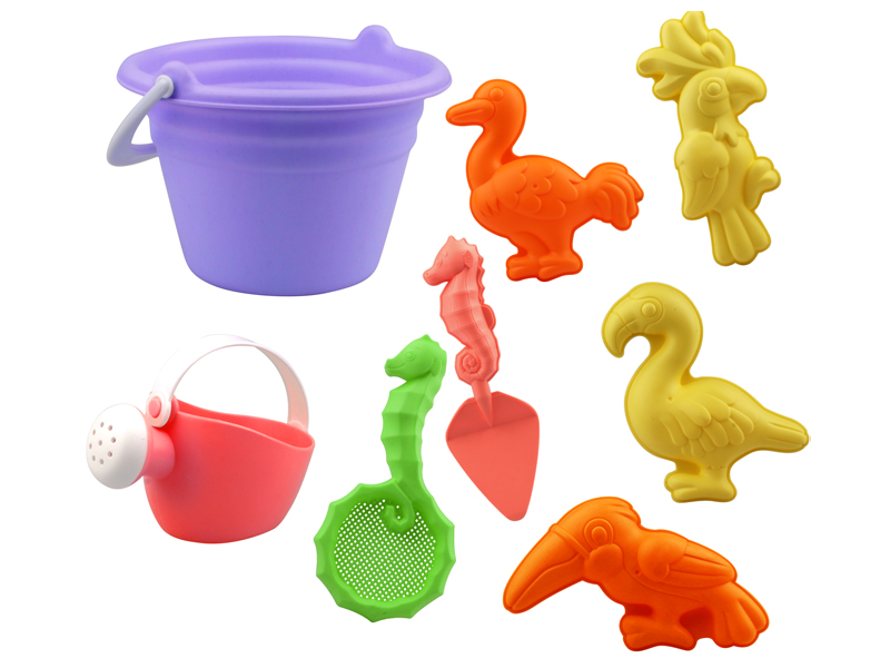 8Pcs Beach Bucket Set