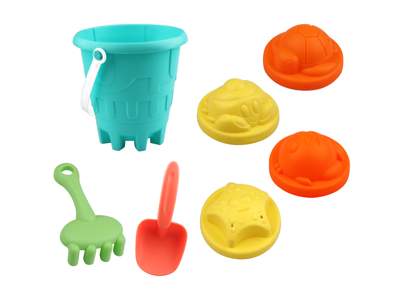 7Pcs Beach Bucket Set