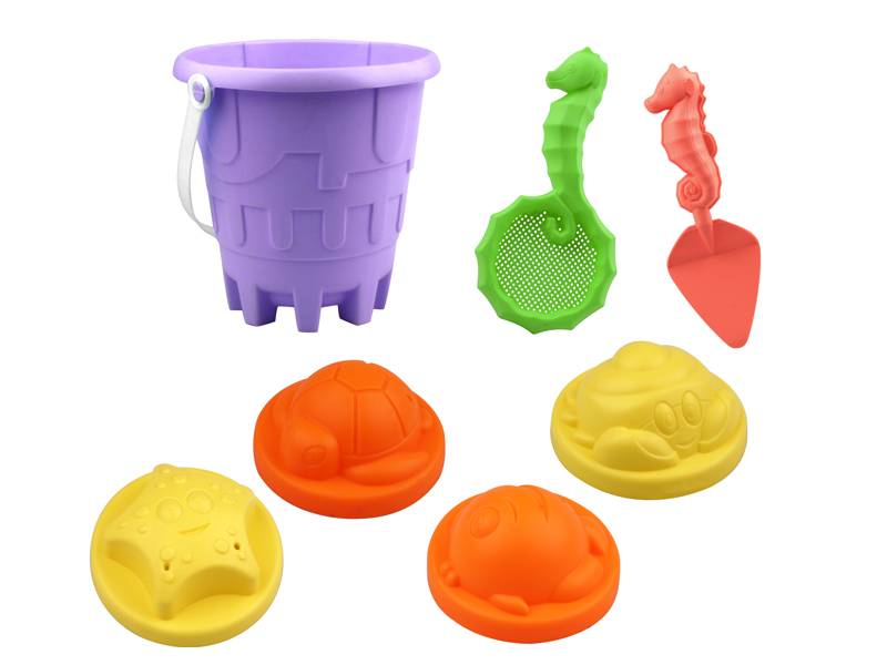 7Pcs Beach Bucket Set