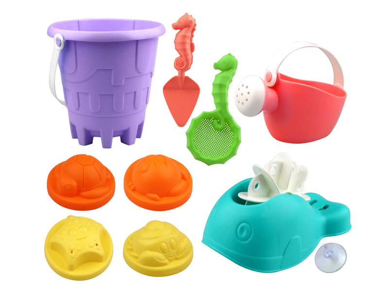 10Pcs Beach Bucket Set
