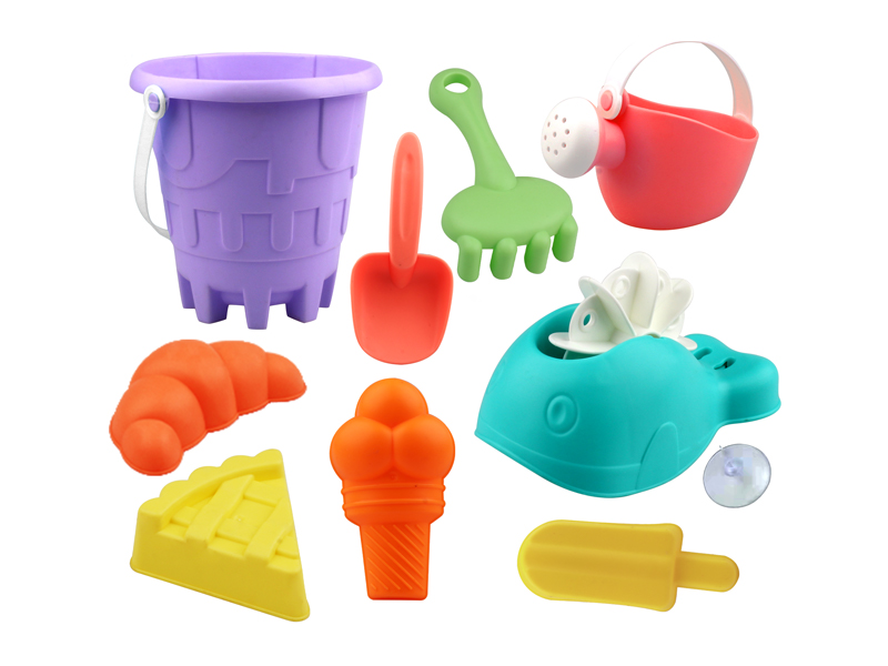 10Pcs Beach Bucket Set