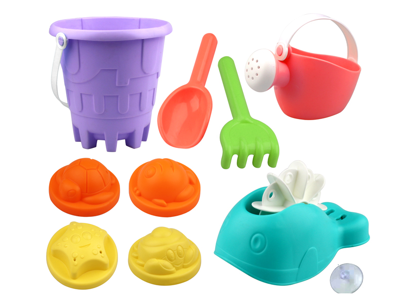 10Pcs Beach Bucket Set