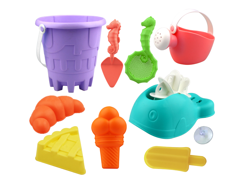 10Pcs Beach Bucket Set