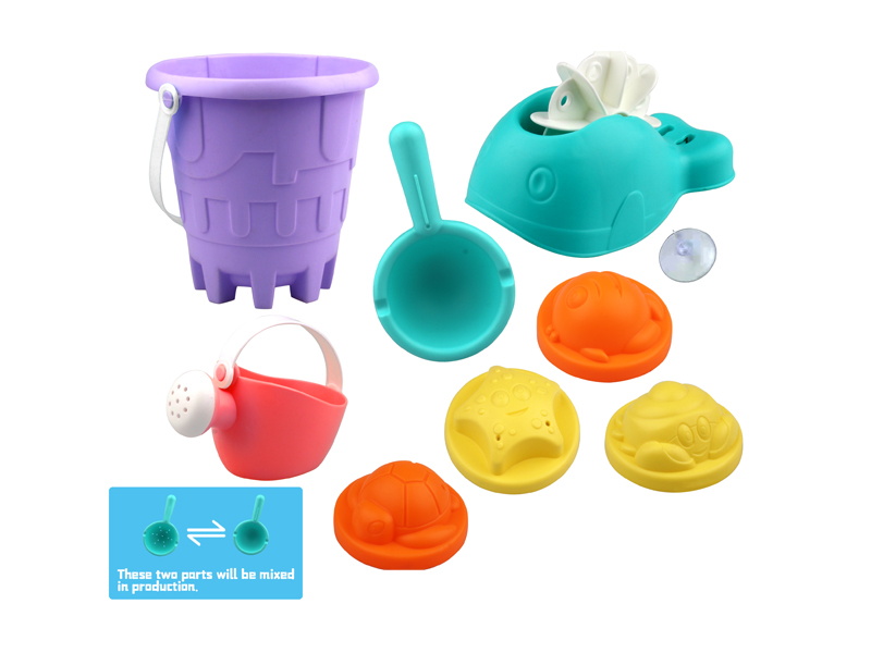 9Pcs Beach Bucket Set