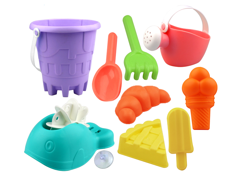 10Pcs Beach Bucket Set