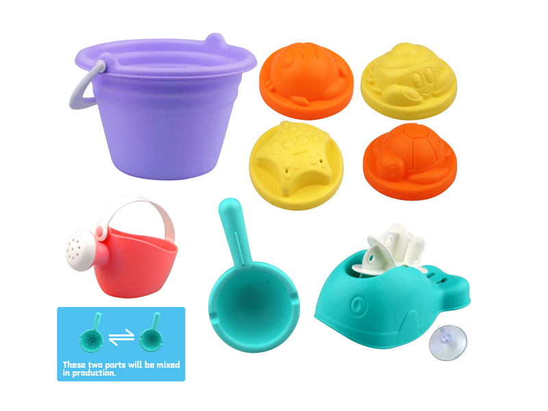 9Pcs Beach Bucket Set