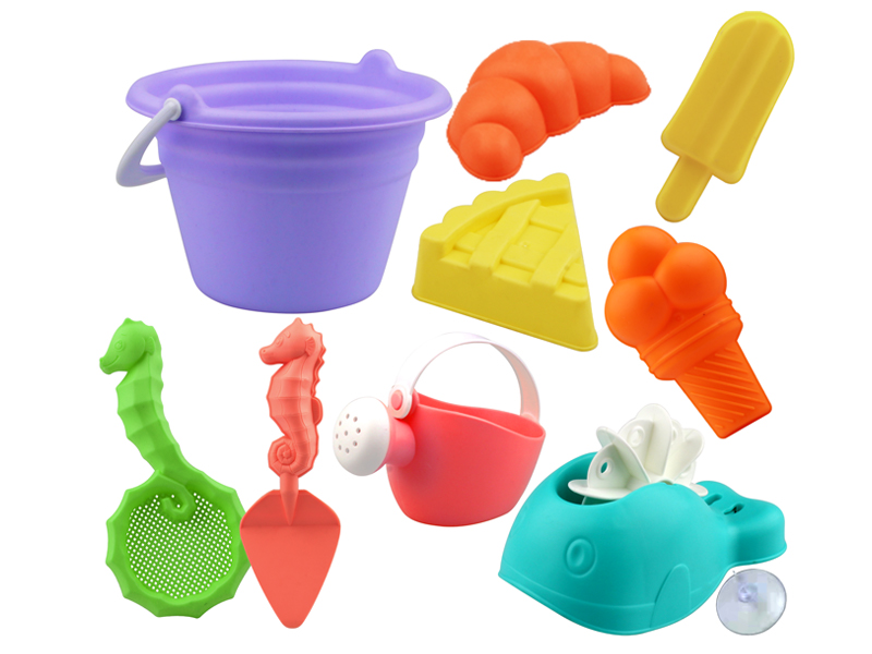 10Pcs Beach Bucket Set