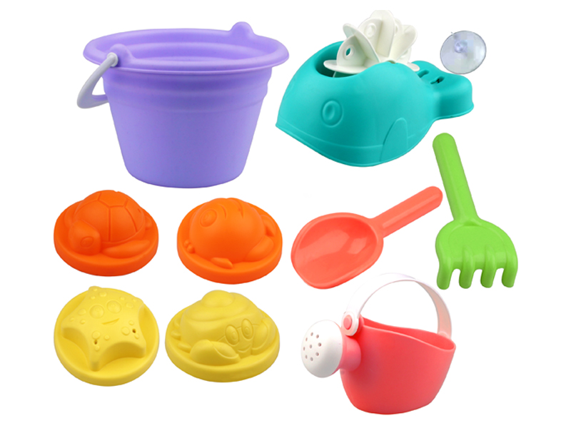 10Pcs Beach Bucket Set