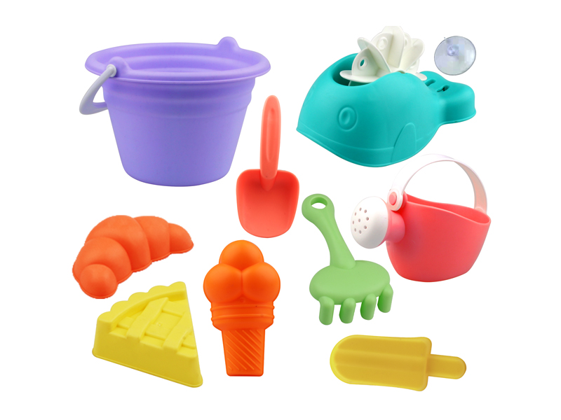 10Pcs Beach Bucket Set