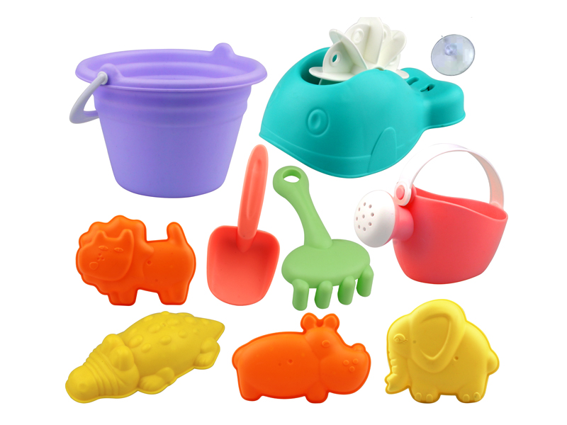 10Pcs Beach Bucket Set