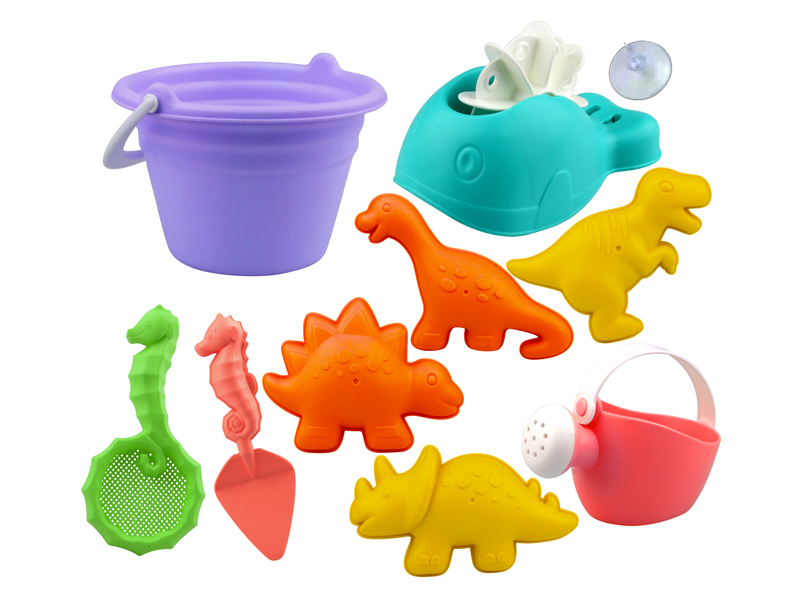 10Pcs Beach Bucket Set