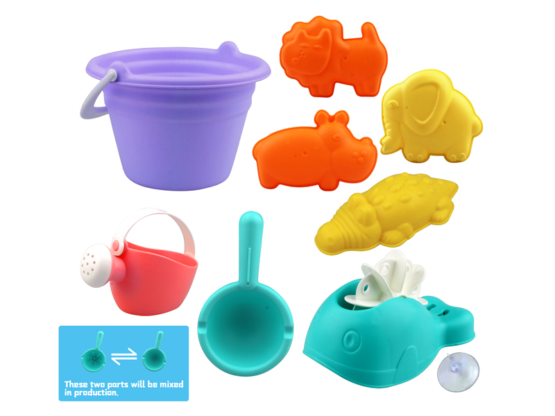 9Pcs Beach Bucket Set
