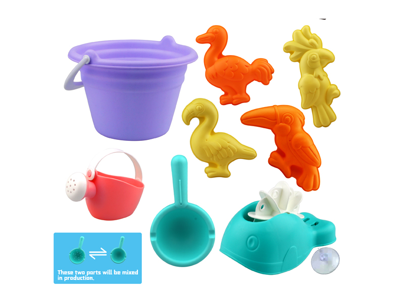 9Pcs Beach Bucket Set