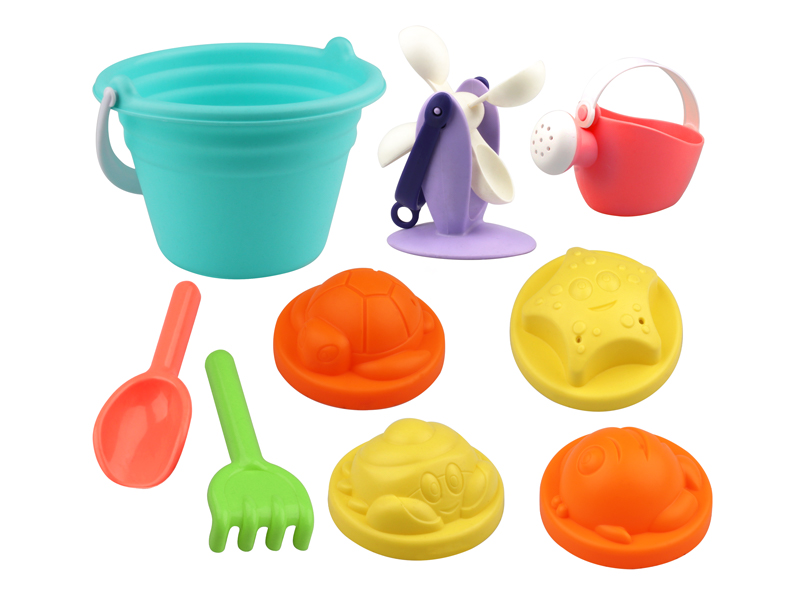 9Pcs Beach Bucket Set