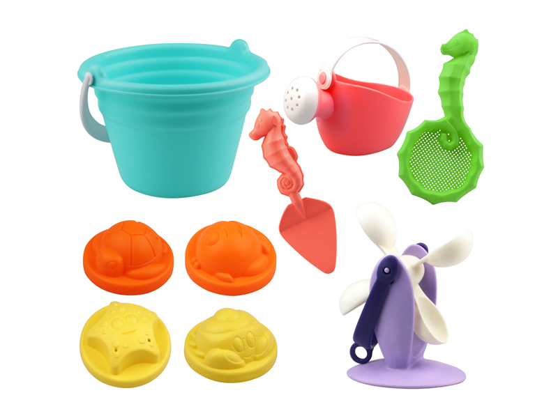 9Pcs Beach Bucket Set