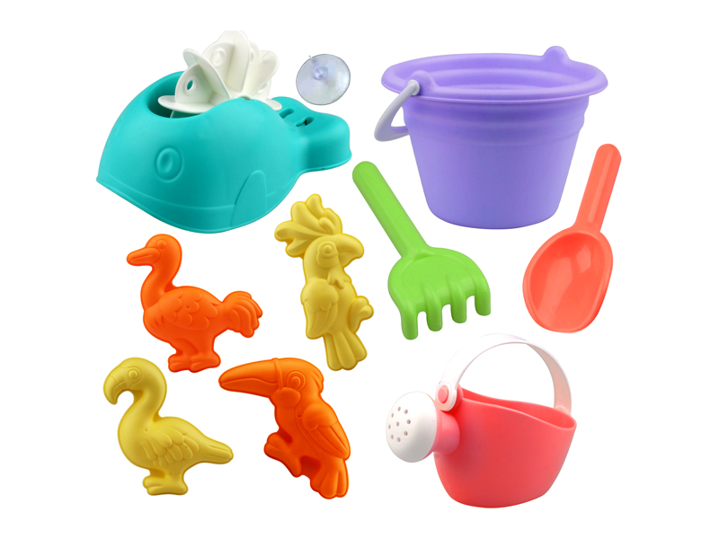 10Pcs Beach Bucket Set