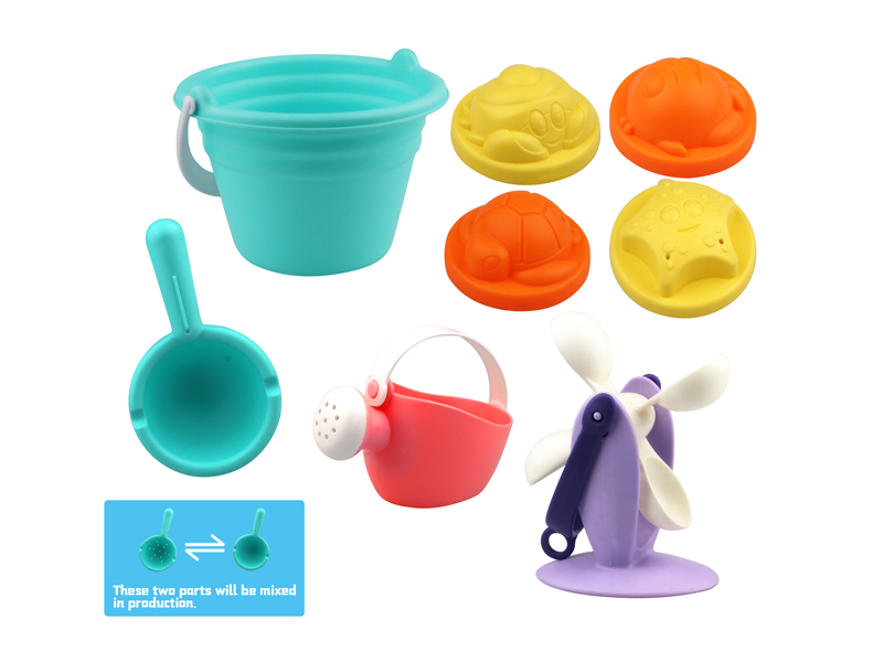 8Pcs Beach Bucket Set
