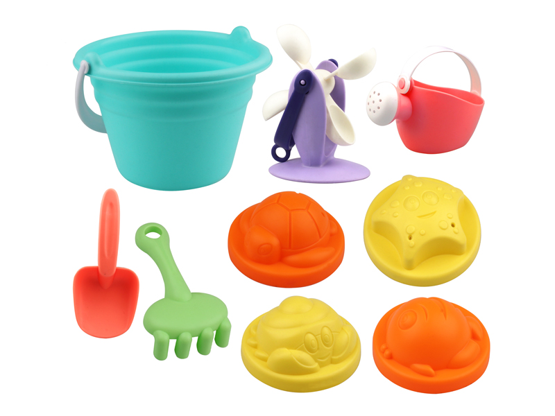 9Pcs Beach Bucket Set
