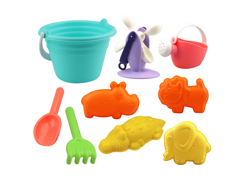 9Pcs Beach Bucket Set