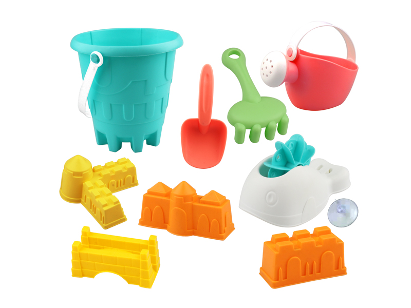 10Pcs Beach Bucket Set