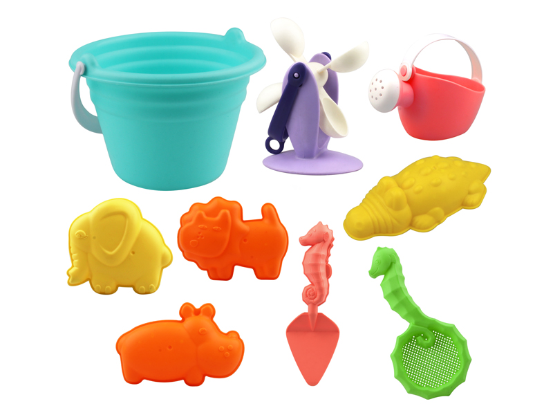 9Pcs Beach Bucket Set